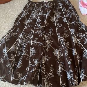 brown skirt from JM petite size never been worn before